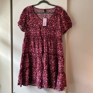 Wild Fable Floral Baby Doll Dress (M)